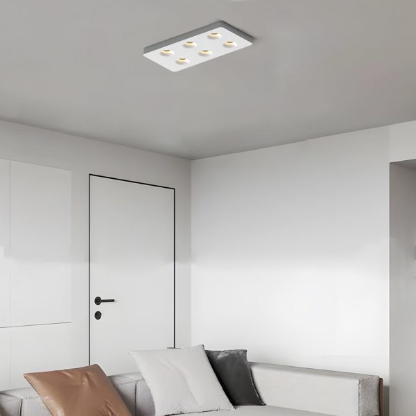 Square LED Anti-Glare Flush Mount Ceiling Light - Image 25
