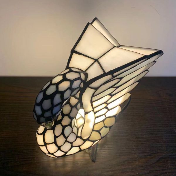 Tiffany Creative Animal Stained Glass 1-Light Decorative Table Lamp - Image 26