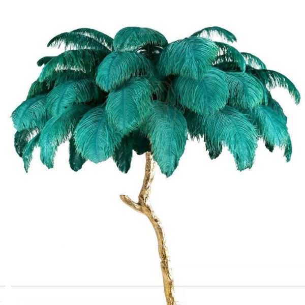 O'Moore Nordic Luxury Unique Ostrich Feather Floor Lamp/Table Lamp - Image 21