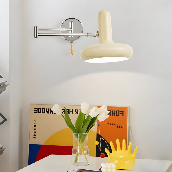Creative Glass Swing Arm 3 Step Dimming Dimmable with Remote Wall Lamp - Image 3