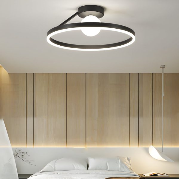 Round Minimalist Ball 3 Step Dimming Creative Modern Ceiling Lights Fixture - Image 2