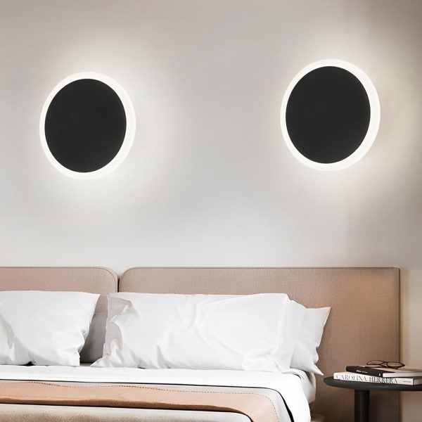 Round Rotatable LED Iron Acrylic Modern Wall Lamp Wall Sconces Lighting - Image 4