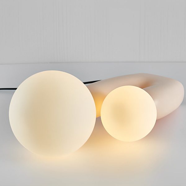 2-Light Modern Beige Cactus LED Accent Table Lamp - Image 8