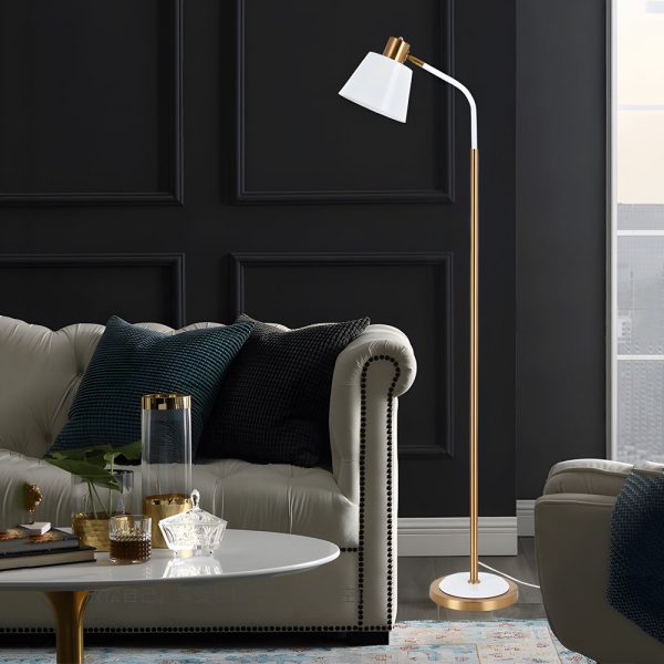62-in Metal 1-Bulb Rotatable Reading Floor Lamp - Image 3