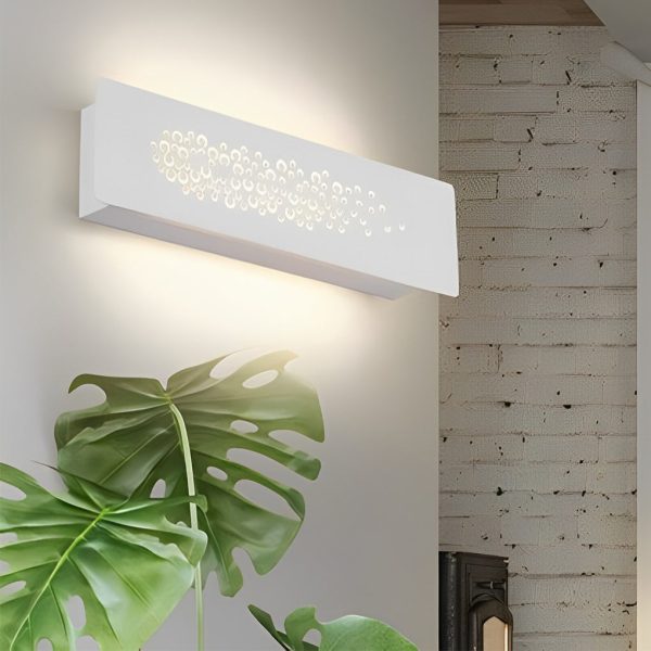 Rectangular Creative Decorative LED Nordic Bedroom Wall Light Fixtures - Image 3