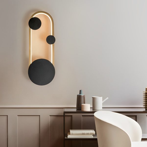 Round Decor Three Step Dimming LED Creative Nordic Wall Sconce Lighting - Image 7