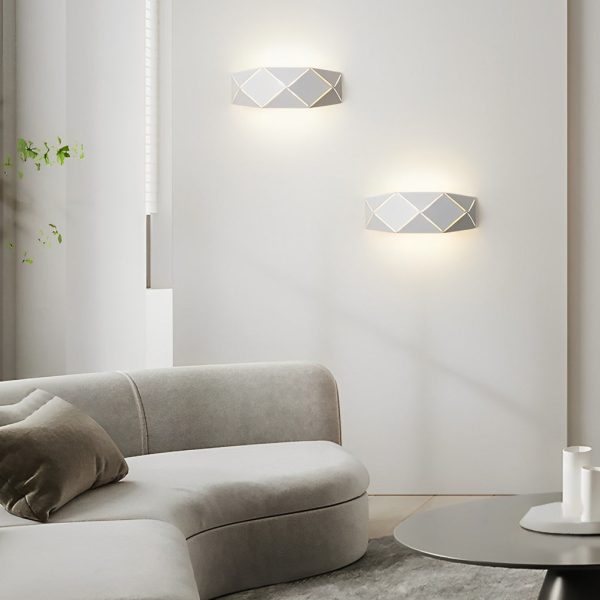 Minimalist Creative Geometric Iron Acrylic Modern Wall Lights Wall Lamp - Image 3
