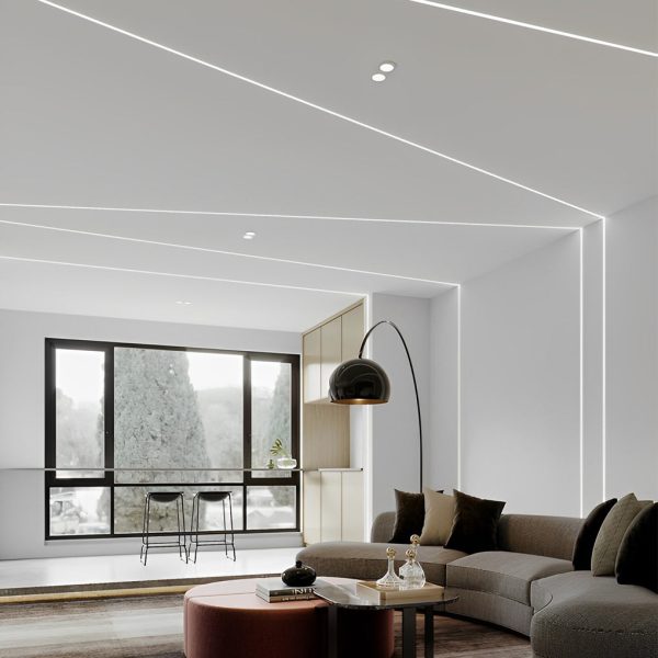 Mini Recessed Invisible LED Strip Lights Under Cabinet Lighting Linear Lights - Image 8