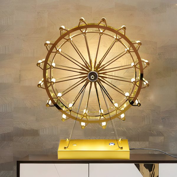 Vintage Ferris Wheel Table Lamp with Integrated LED - Image 3