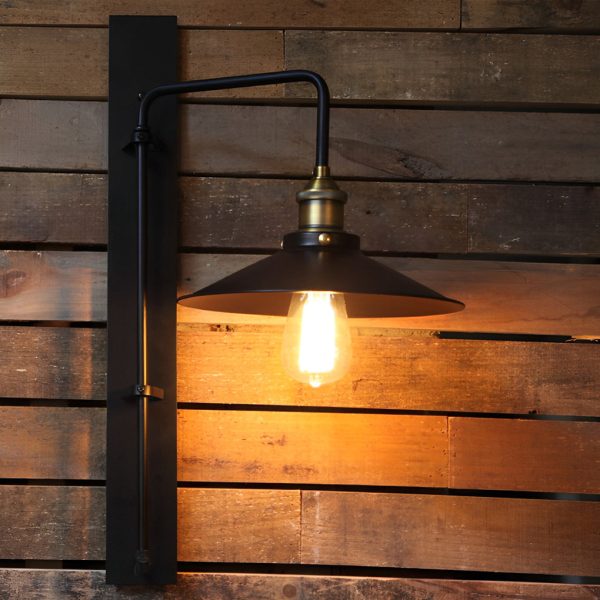 Adjustable Creative LED Black Retro Industrial Wall Lamp Sconce Lighting - Image 2
