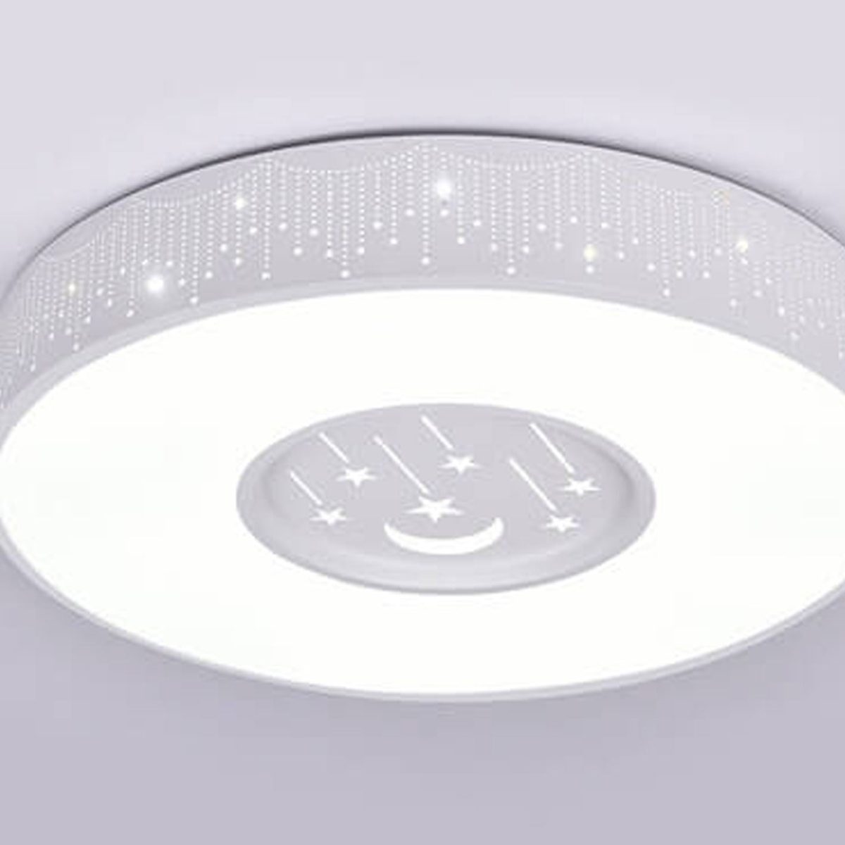 Modern Minimalist Starry Sky Round Children's LED Flush Mount Ceiling Light - Image 13