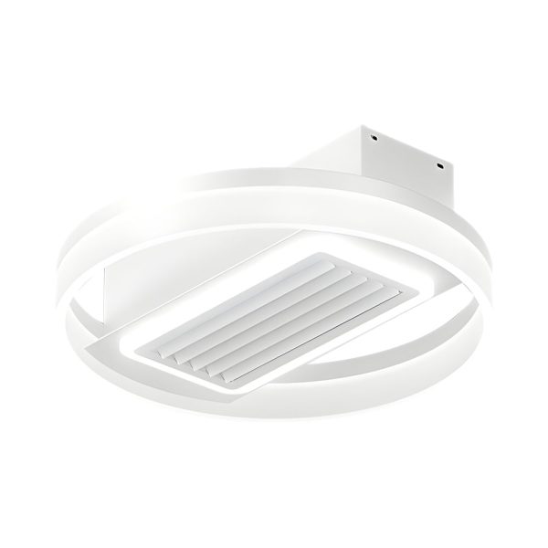 19.7 In. Nordic 6 Speeds Bladeless Ceiling Fan with LED Light, Remote Control - Image 12