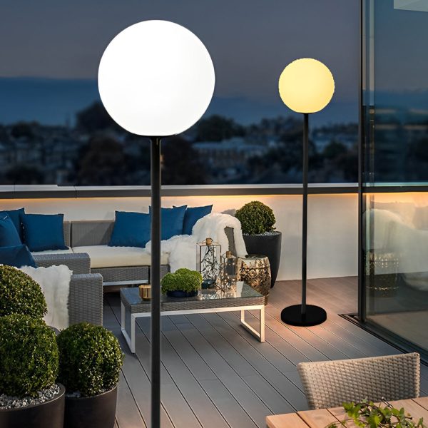 App Control RGB 16-Color LED Globe Floor Lamp - Image 5