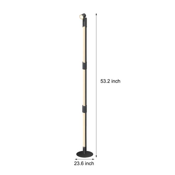 RGB Rotating Floor Lamp with Spotlight, Remote Control - Image 4