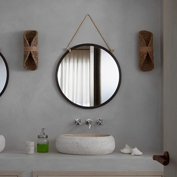 Creative Rattan Wood LED up and down Lighting Japanese-Style Wall Lamp - Image 2