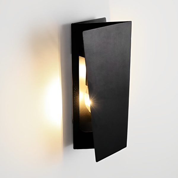 Folding Rectangular Iron LED up and Down Lighting Modern Wall Lamp - Image 7