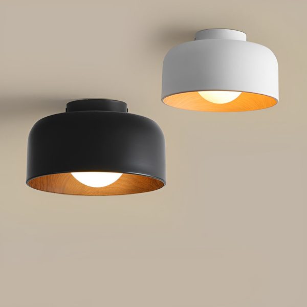 Minimalist Bowl-shaped LED Nordic Ceiling Light Flush Mount Lighting - Image 7