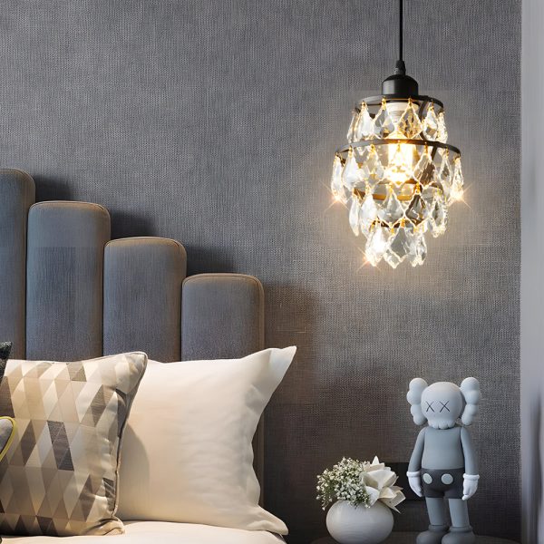 1-Light Mini Crystal Small Pendant Light - Image 2