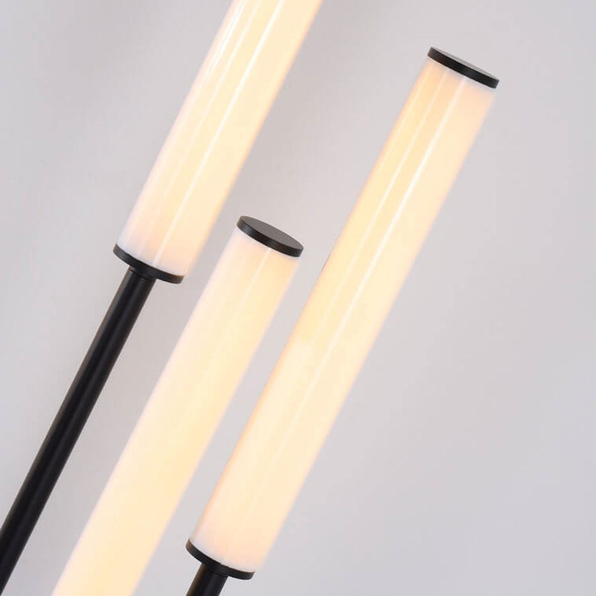 Modern Minimalist Creative Long Bar Design 3-Light LED Standing Floor Lamp - Image 7