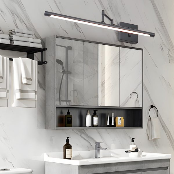 40'' Adjustable Swing Arm Bathroom Vanity Light with Matte Finish - Image 3
