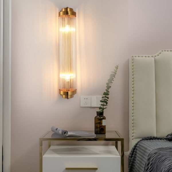 Adjustable Warm White Light LED Crystal Golden Nordic Wall Lamp Wall Sconce Lighting - Image 4