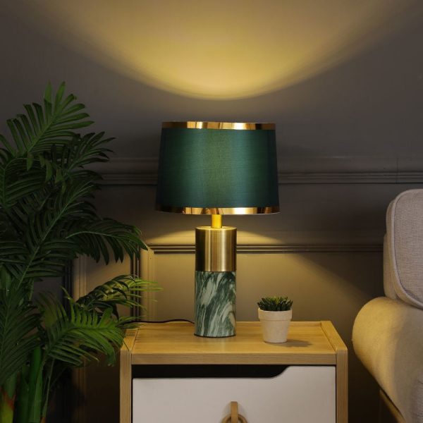 Nordic Fabric Column 1-Light Dimmer Touch Table Lamp - Image 5