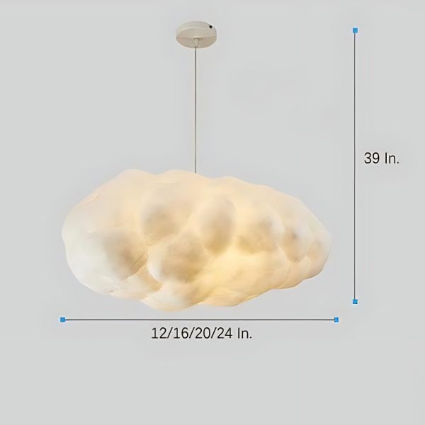Cloud Shaped Modern Artistic Pendant Light Hanging Lamp Island Lights - Image 10