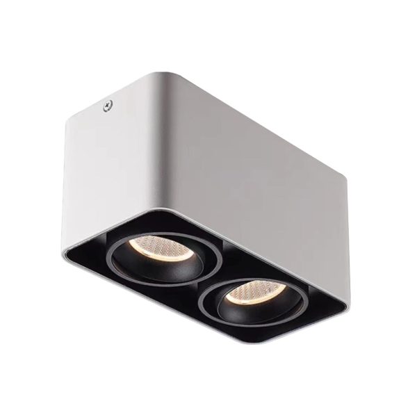 Square Adjustable Lamp Head Three Step Dimming LED Ceiling Grille Light - Image 14