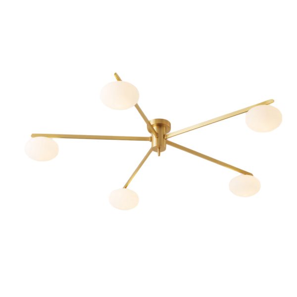 3/5/6-Light Semi Flush Mount Jasper Ceiling Lamp - Image 14