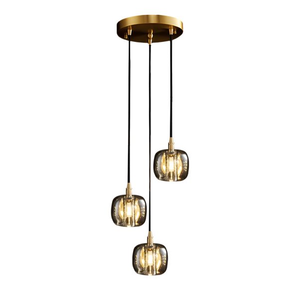 Long Spiral Cubes Crystal Pendant Light Dimmable Chandelier for Staircase - Image 20