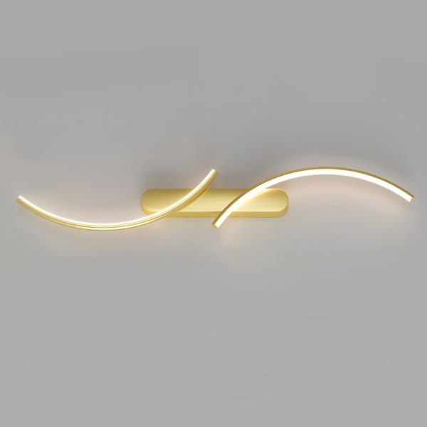 Creative S-shaped LED Three-color Light Modern Wall Sconce Lighting - Image 7