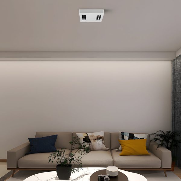 Square/Rectangle Aluminum LED Flush Mounted Ceiling Downlight - Image 2