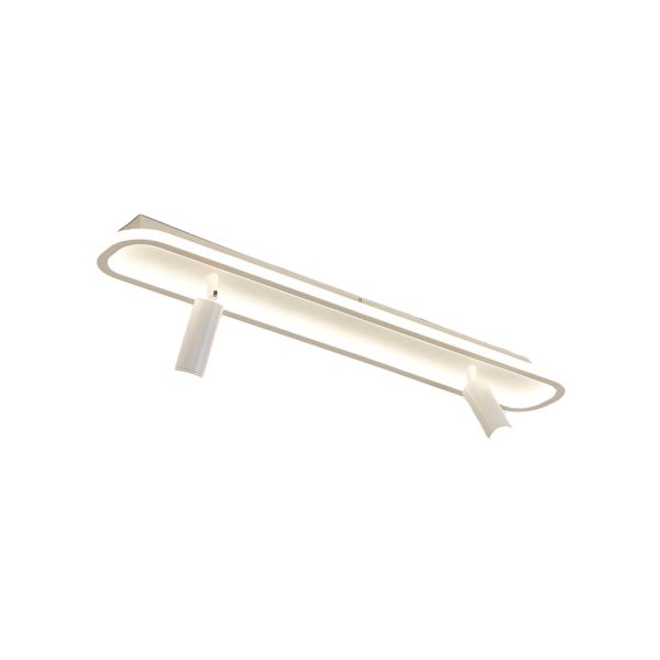 Long Rectangular LED 3 Step Dimming Modern Ceiling Light with Spotlight - Image 18