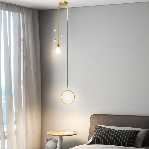 Personality Creative Crystal Branches 3 Step Dimming Modern Pendant Lights - Image 2