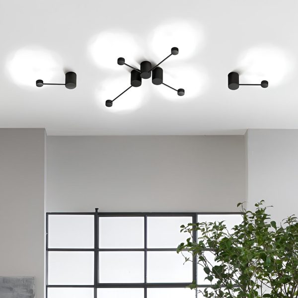 Creative Round Line LED Black Nordic Wall Art Light Wall Sconce Lighting - Image 4