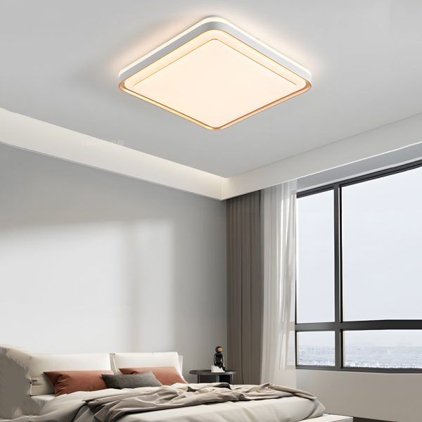 1-Light Rectangular LED Flush Mount Ceiling Light - Image 3