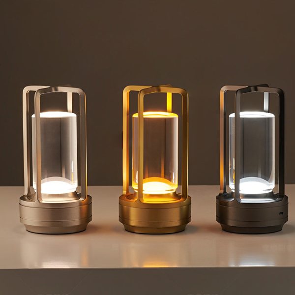Portable Lantern Cordless Table Lamp USB Touch Dimming Night Lights - Image 4