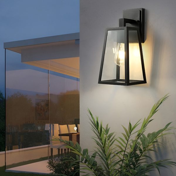 Trapezoidal Waterproof LED Vintage Outdoor Wall Light Wall Sconce Lighting - Image 2