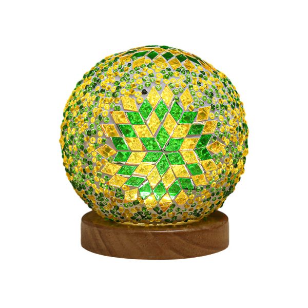Stained Glass Table Lamp - Mosaic LED Lamp - Image 14
