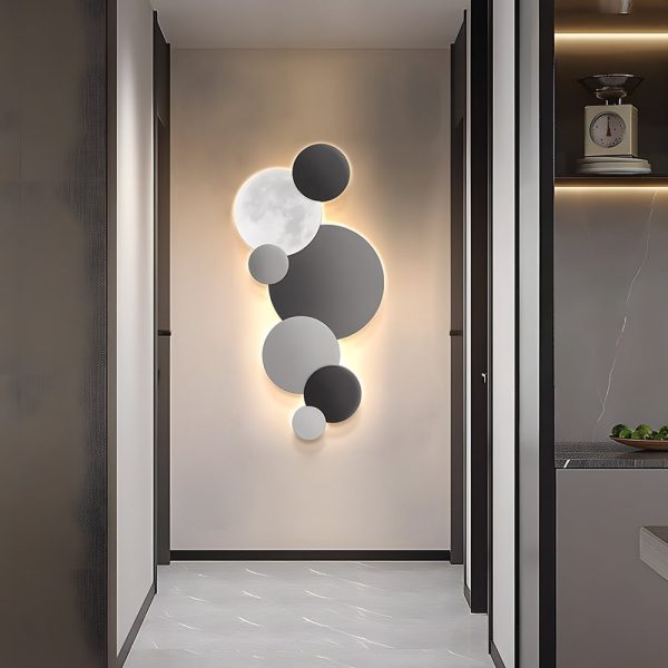 Lunar Glow Round LED Wall Sconce - Image 5