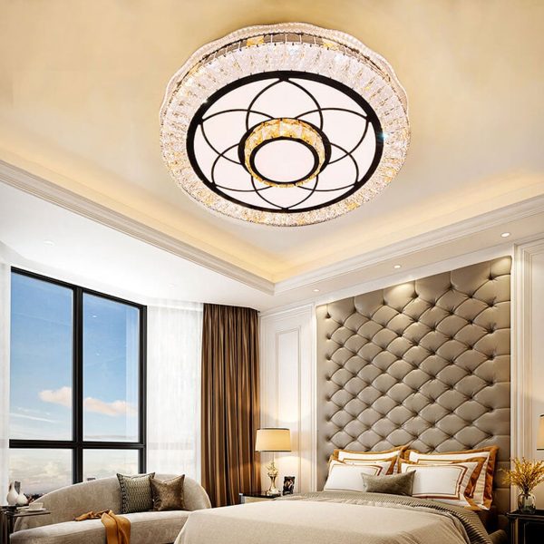 Nordic Light Luxury Round Design Multi-Style LED Flush Mount Light - Image 17