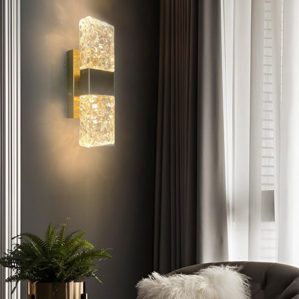 Creative Crystal Up and Down Lights LED Electroplated Modern Wall Sconces - Image 5
