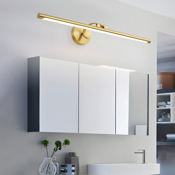 Sleek Rotatable Copper LED Bathroom Vanity Light Over Mirror Bath Bar - Image 6