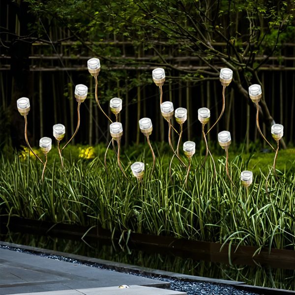 Outdoor Creative Flower Buds Decor Waterproof LED Modern Lawn Lights - Image 6