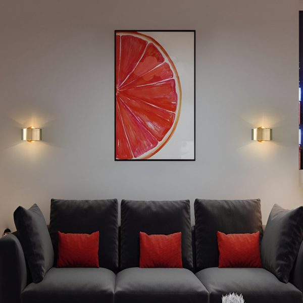 Circular Up and Down Lights Gold Nordic Wall Lamp Wall Sconce Lighting - Image 5