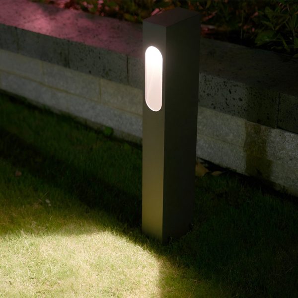 7W COB Front Pathway Lighting Black Modern Outdoor Lawn Path Lights - Image 2