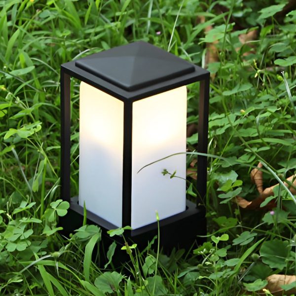 Aluminum Cubic Lawn Lantern 110V Low Voltage Waterproof LED Landscape Lighting - Image 2