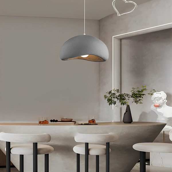Creative Clouds Donuts Shape LED Semicircle Asian Style Chandelier Light - Image 4