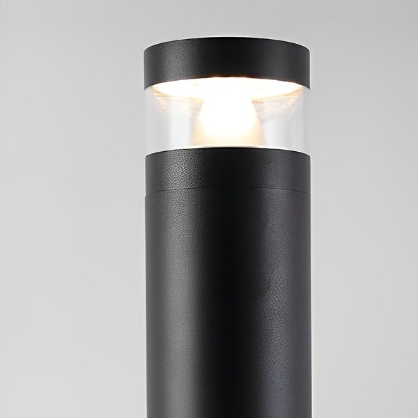 Cylindrical Creative Waterproof LED Black Modern Outdoor Lawn Lights - Image 5