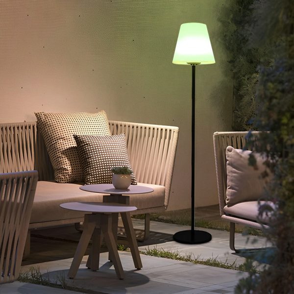 60 inch Modern App Control Outdoor LED Solar Floor Lamp - Image 3